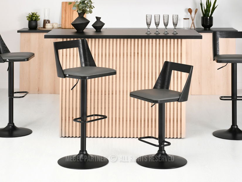 Stolička Horch (grafit + čierna)