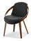 Stolička Lila K (čierna + orech)