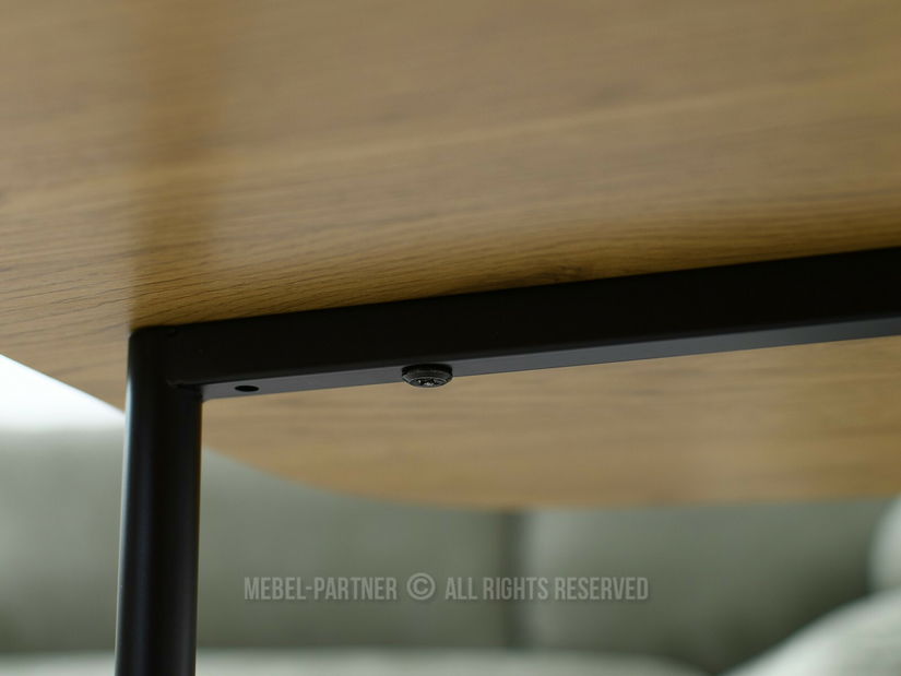 Măsuță de cafea Bigoton (stejar + negru)