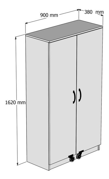 Kuchynská skrinka Nonavu 1 (biela) 