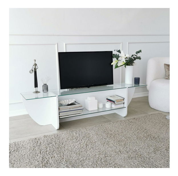 Masă TV Dukoki (alb) 