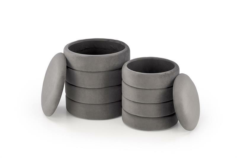 Set 2 buc. taburete Pachio (gri)