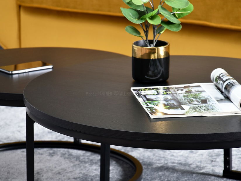 Konferenčný stolík Kolja Zest Xl (čierna )