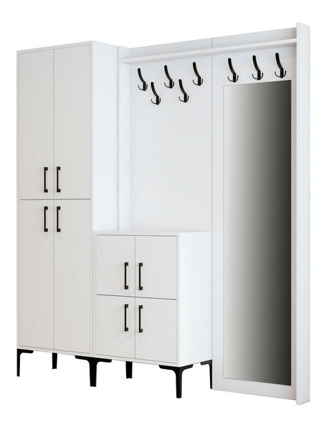 Előszoba fal Betina ABC (fehér)