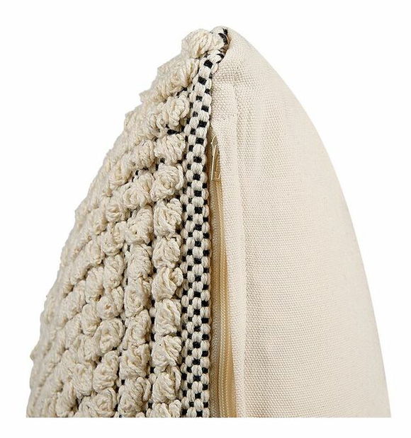 Set 2 buc perne decorative 45 x 45 cm How (bej)