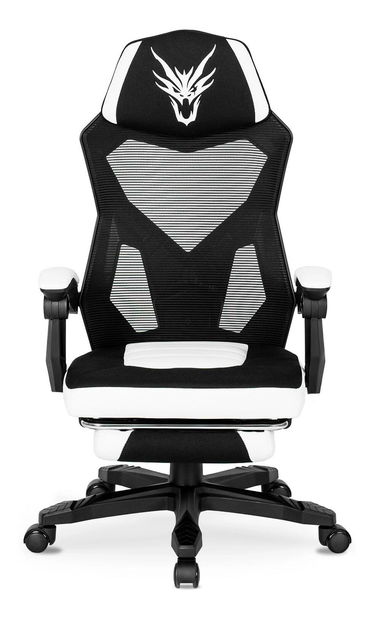 Herné kreslo Brodel (čierna + biela) 