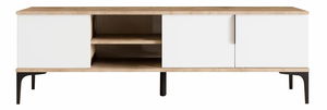 TV skrinka Taria (biela + dub)