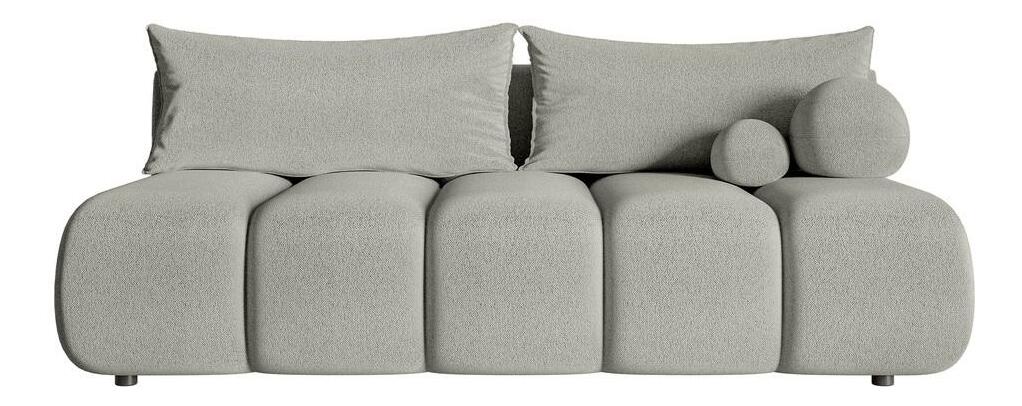 Háromszemélyes kanapé Didier mini (szürke + fekete) 