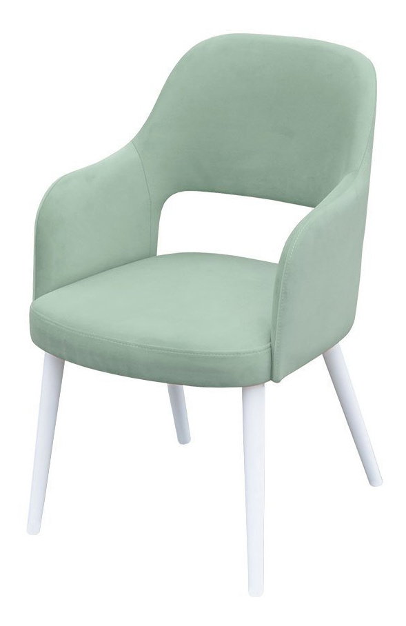 Kreslo Junio R (pistáciová + biela)