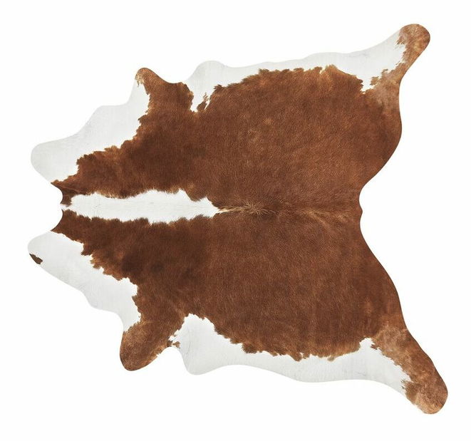 Marhabőr szőnyeg 3-4 m² Nasku (barna + fehér)
