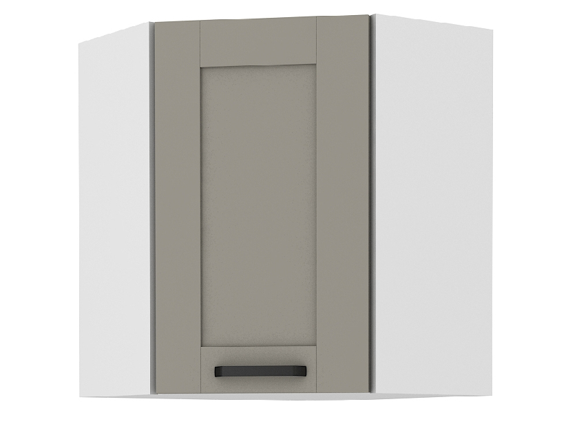 Felső sarok konyhaszekrény Lucid 58 x 58 GN 72 1F (claygrey + fehér)