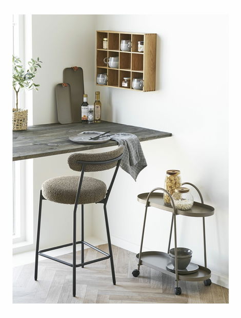 Príručný vozík Elveria (hnedá)