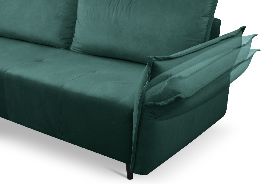 Canapea două locuri Naples Sofa (Verde închis)