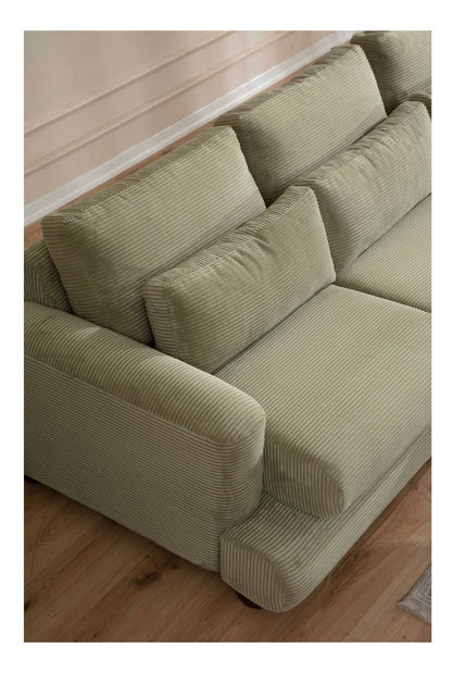 Canapea patru locuri Riverolla (D) (Verde)