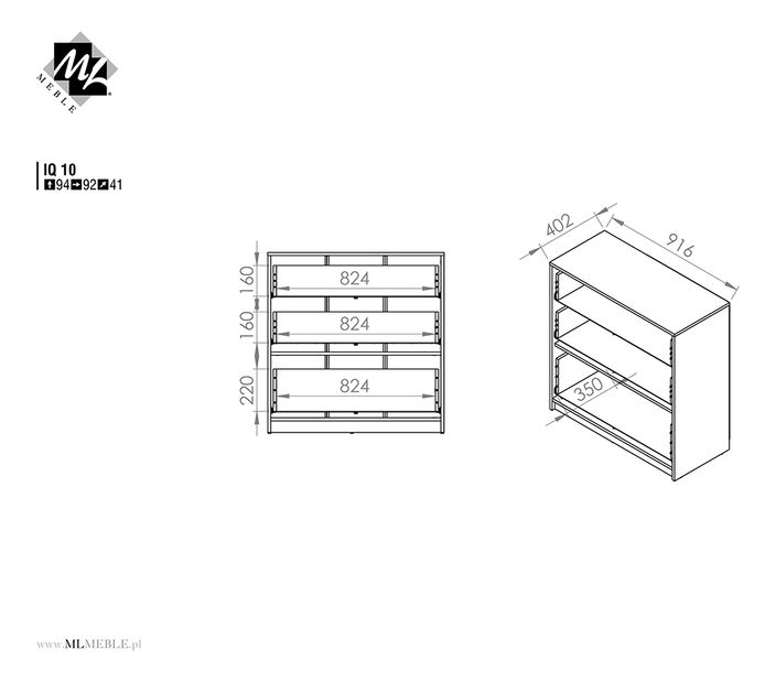 Komoda Korte 10 (morská)