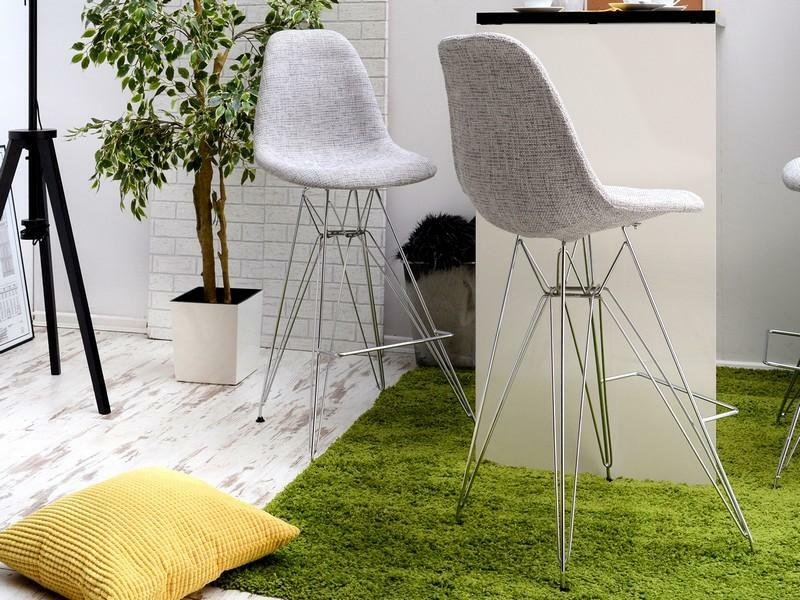 Stolica Epsie (siva + krom)