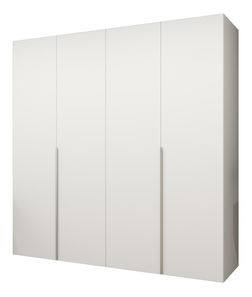 Ormar za garderobu 200 cm Alice 1 (bijela + kašmir)