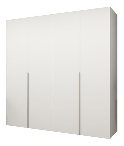 Ormar za garderobu 200 cm Alice 1 (bijela + kašmir)