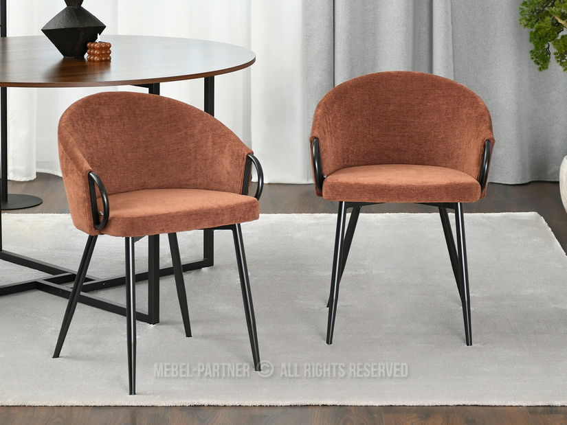 Scaun Carma K (cupru + negru)