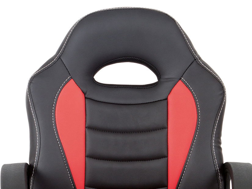 Scaun/ Fotoliu gaming Viller-V107-RED (roșu + negru)