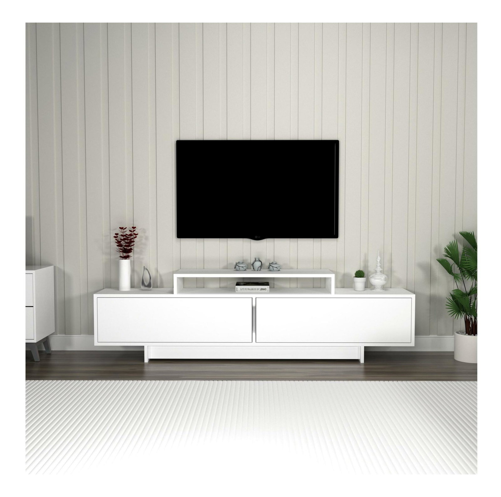 Masă TV/Dulap Grasias (alb)