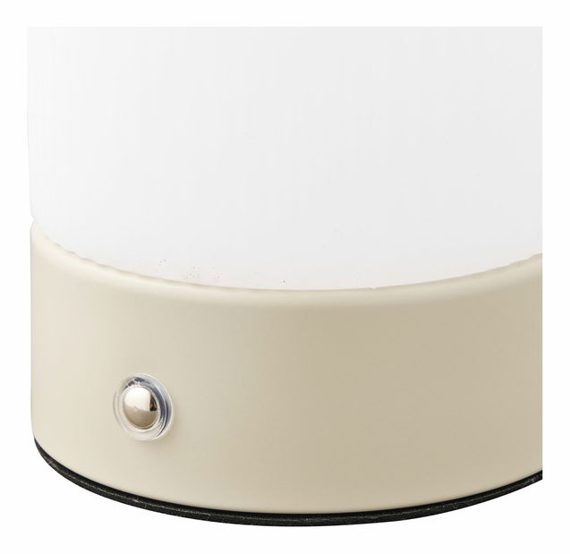 Stolová lampa Aselia (béžová + biela)