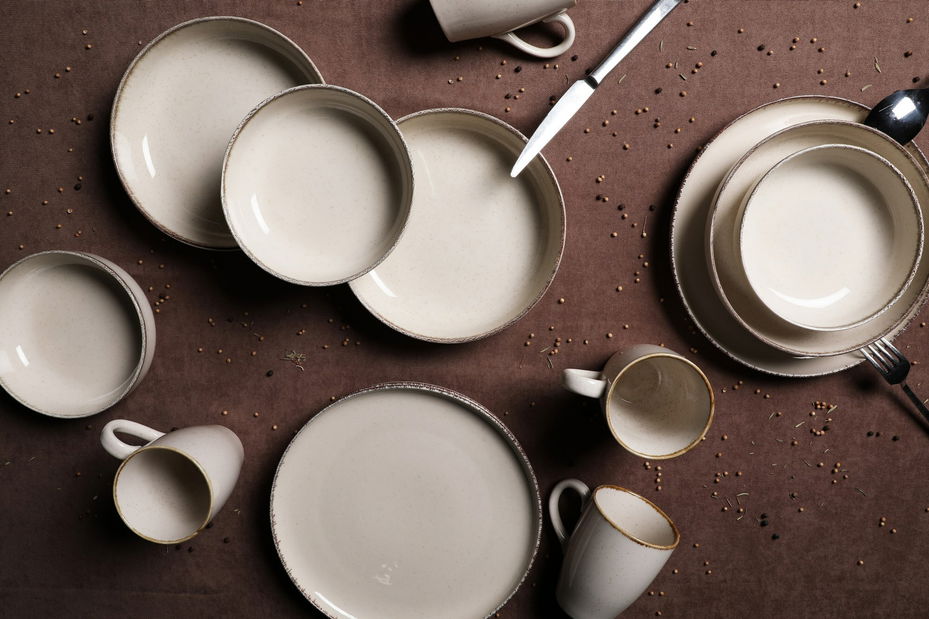 Servis za jelo (16 kom.) Moskva (krem)