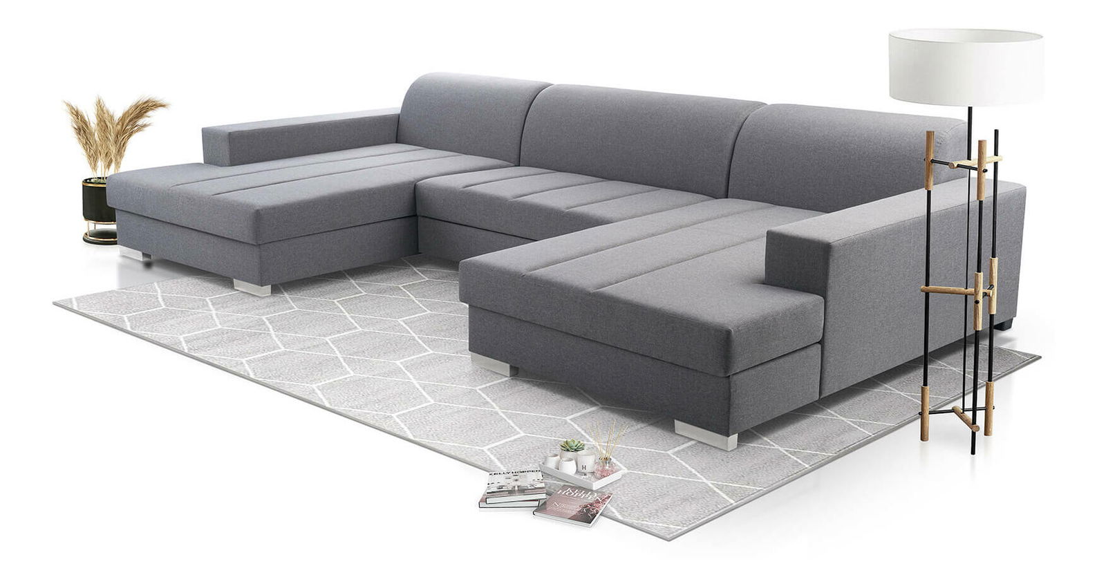 Colțar în formă de U Matar U (Gri deschis)