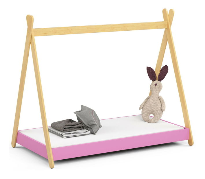 Dječji krevet Graciela (ružičasta) (s madracem)