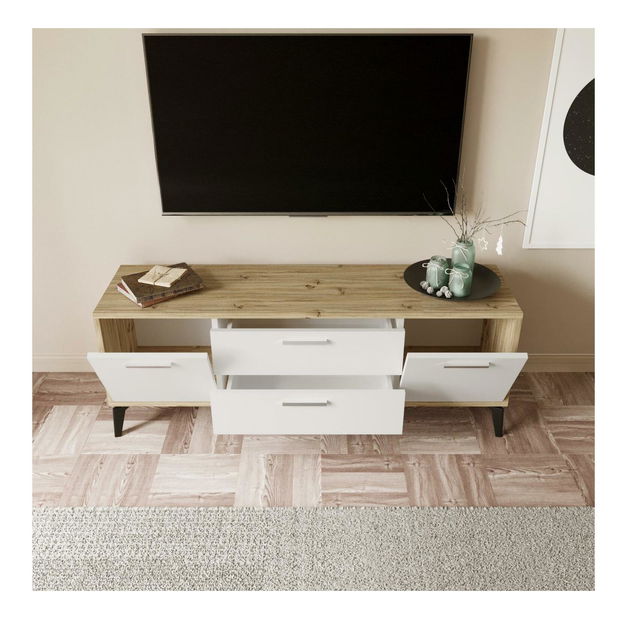 Masă TV/Dulap Lovavi (alb) 