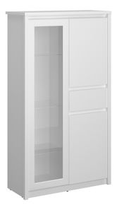 Vitrina Ethan 2D1W1S (bijela)