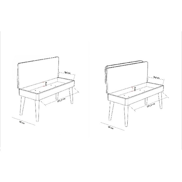 Masă de sufragerie extensibilă cu 2 scaune și 2 bănci Vlasta (pin antlantic + verde)