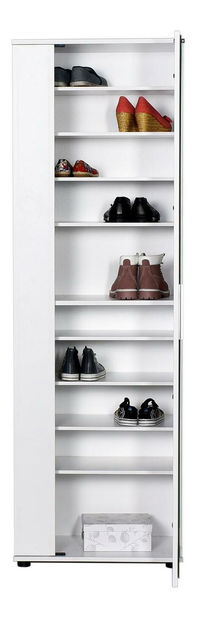 Ormarić za obuću Sontalunta (s ogledalom) (bijela)