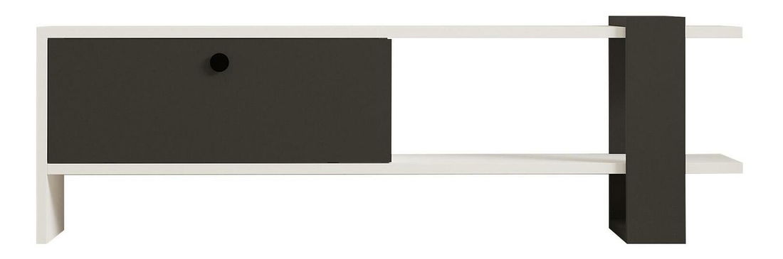 TV stolić/ormarić Dutudo (antracit + bijela)