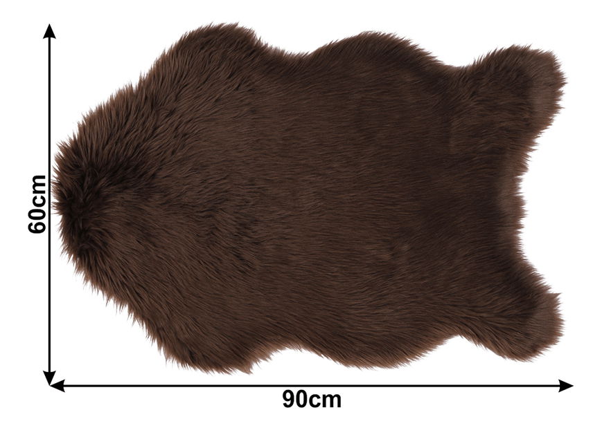 Covor blană artificială 60x90 Eborria typ 3