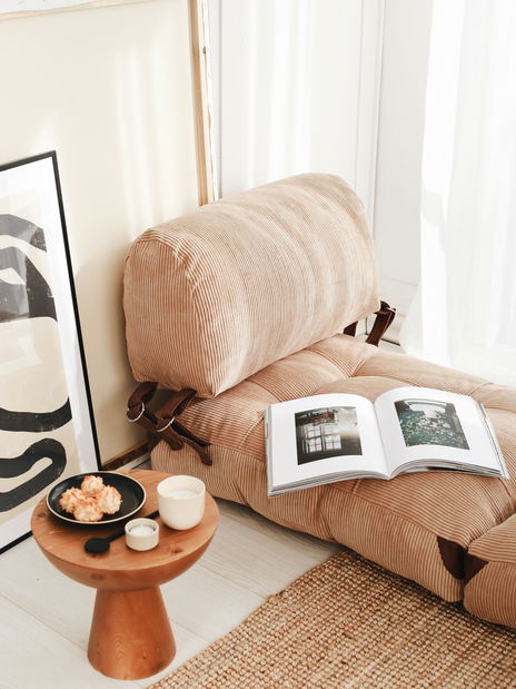 Széthúzható kanapé Fawaris (barna)