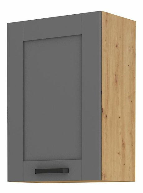 Dulap superior de bucătărie Lucid 50 G 72 1F (Stejar artisan + dustgrey)