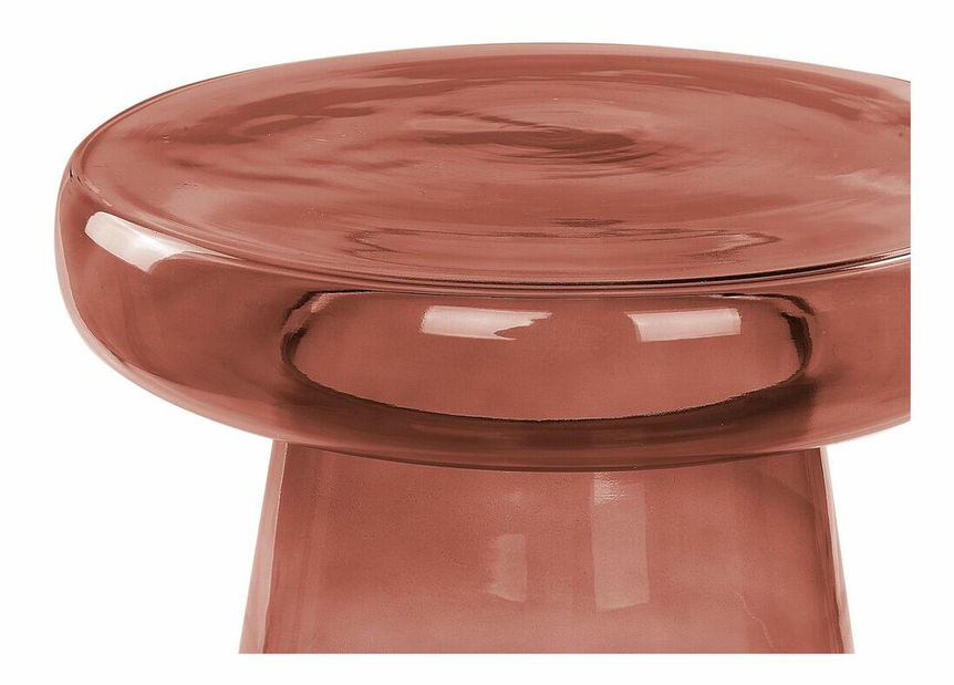 Măsuță laterală de cafea Cora (roșu)