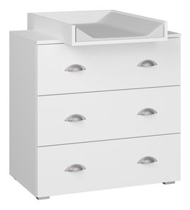 Komód pelenkázóasztallal Milla (fehér)