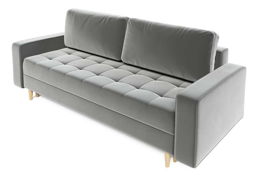 Kétszemélyes kanapé Primrose (világosszürke)