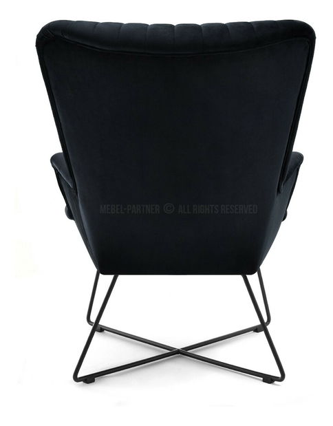 Fotoliu relax Nuttshell (negru)