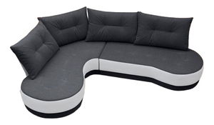 Colțar Adam (Gri închis + Alb) (S)