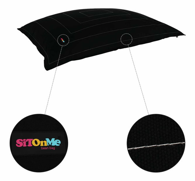 Fotoliu puf Balduin (gri închis)