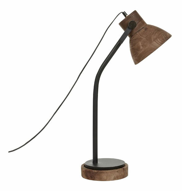 Lampă de masă Kolza (lemn închis)