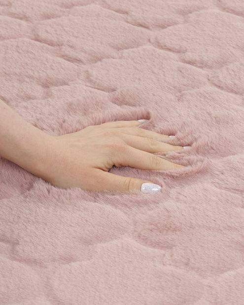 Szőnyeg műszőrből 160 x 230 cm Thae (fekete)