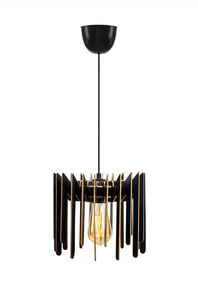 Stropna svjetiljka Fasterona 1 (crna)