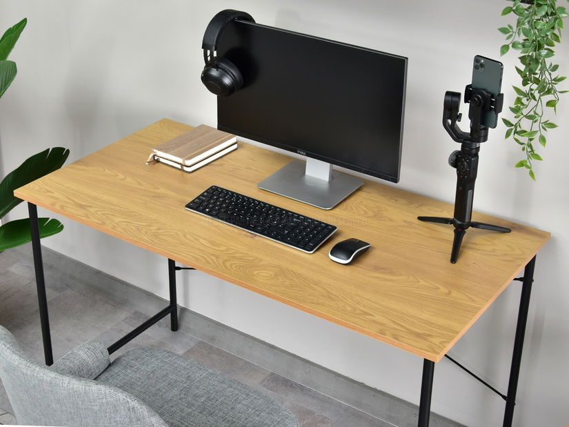 PC asztal Almasa A1 (tölgy + fekete)