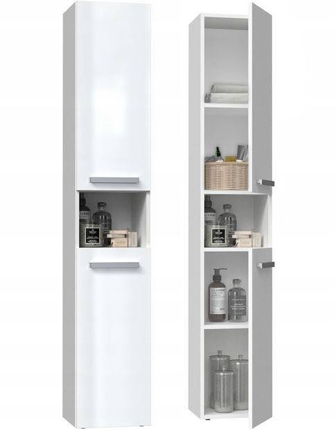 Dulap de baie Neltossa 8 (alb lucios)