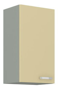 Gornji kuhinjski ormarić Kelyn 40 G-72 1F (korpus: krem sjaj + front: siva)