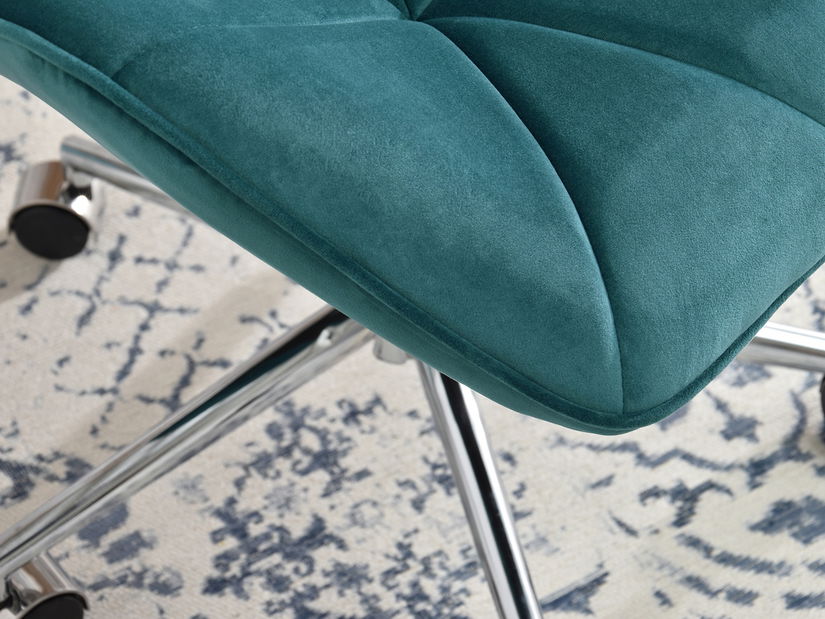 Fotoliu Velma M (turcoaz + crom)